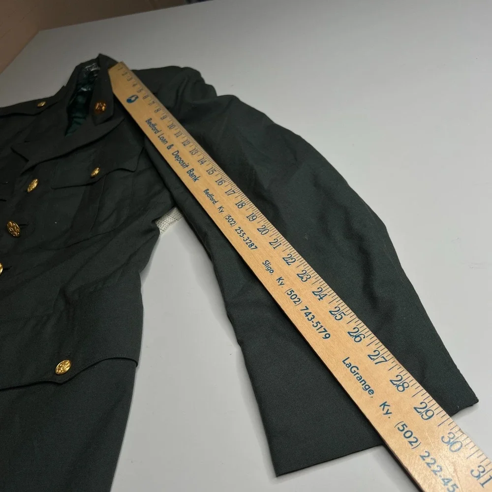 US Army Class A Dress Green Uniform Jacket Blouse 36S 8405-00-965-1604 David
